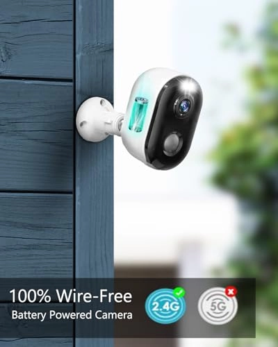 Outdoor Solar Security Camera 2K