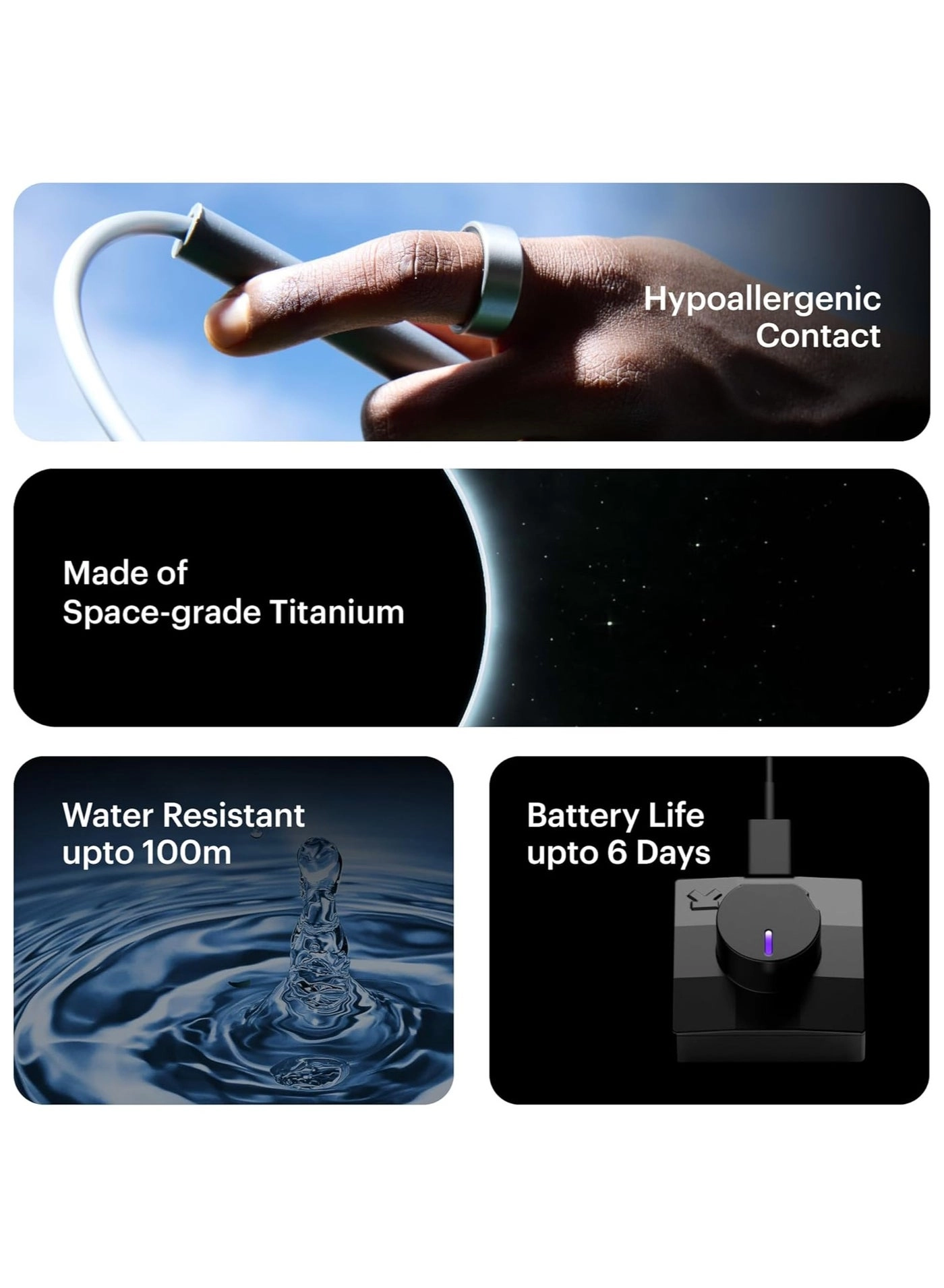 Ring AIR - Size 7 6 Days Battery Life