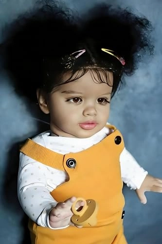 Reborn Toddler Doll - 26 inch Tan Skin Ages 3+