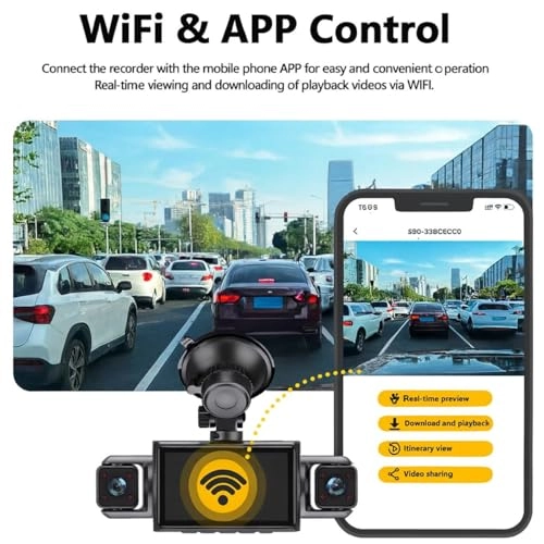 360 View 4 Channel Dash Cam