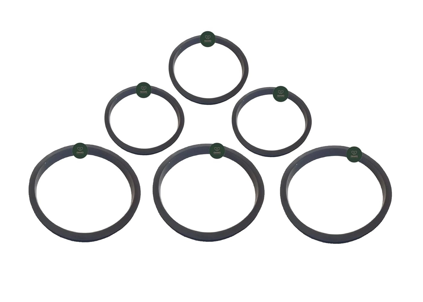 QemiQ Jar gaskets - 3 big 126cm 3 small 98cm Rubber