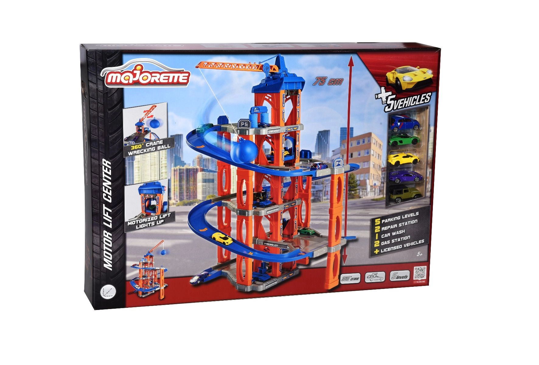 Motor Lift Center - 5 floors + Cars - 5 pcs