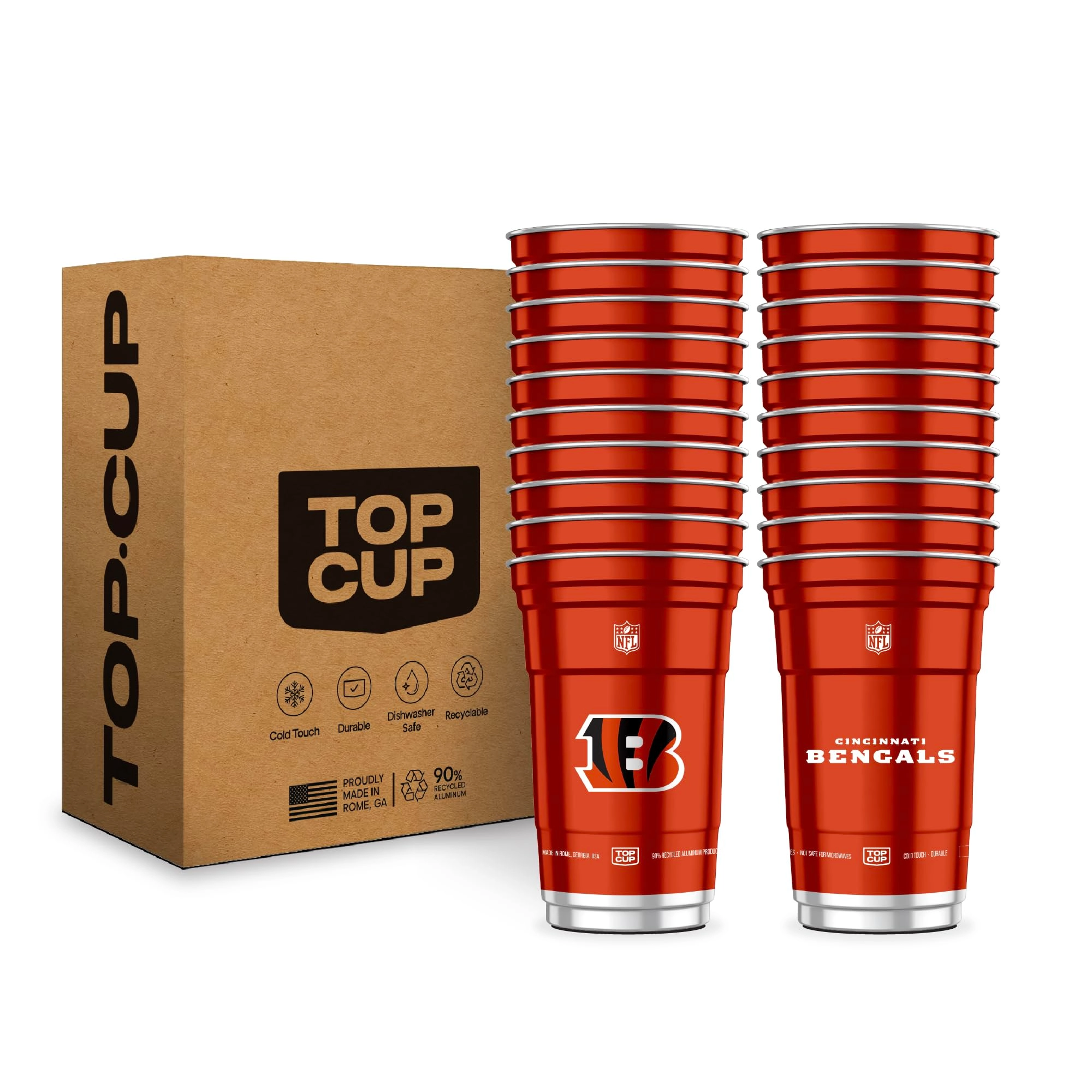 Top Cup NFL Cincinnati Bengals Reusable Cup - 20 pcs