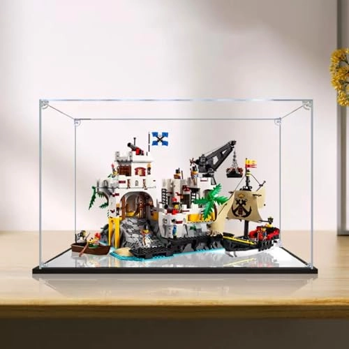 LEGO Figures Display Box for 10320 - Acrylic Dustproof Transparent 60x40x40cm Mirror+3mm