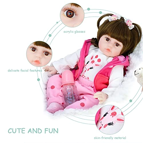 Reborn Baby Doll - 55cm 22" Vinyl Cotton Body