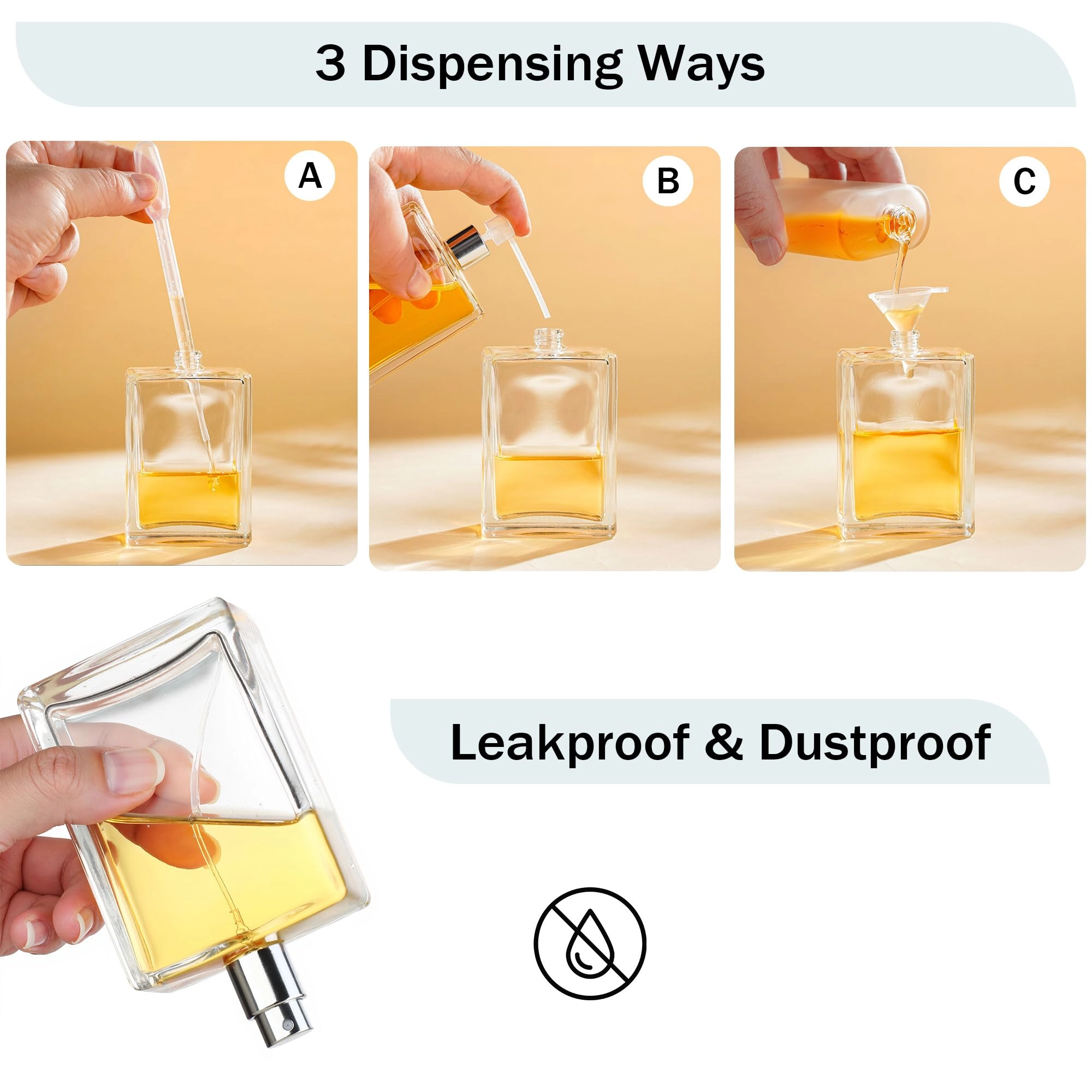perfume bottles empty - 100ml