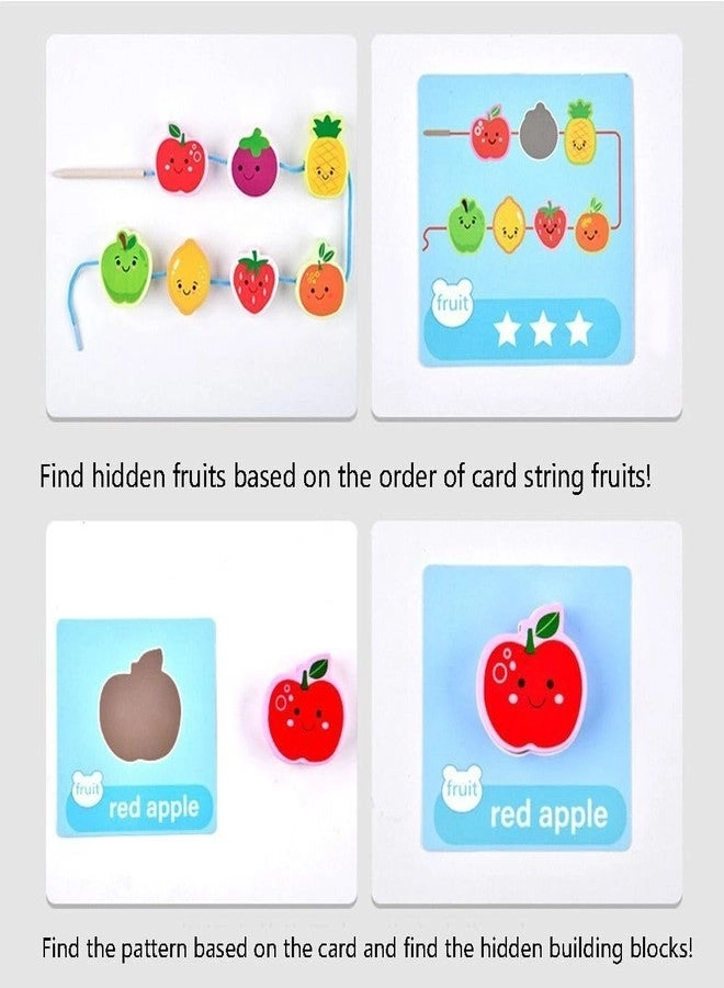 Fruit Puzzle Toy - Sorting Stacking Beading