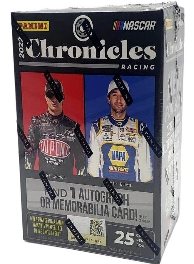 Panini NASCAR 2022 Chronicles Racing - BLASTER Box 5 Packs 1 Autograph OR Memorabilia Card