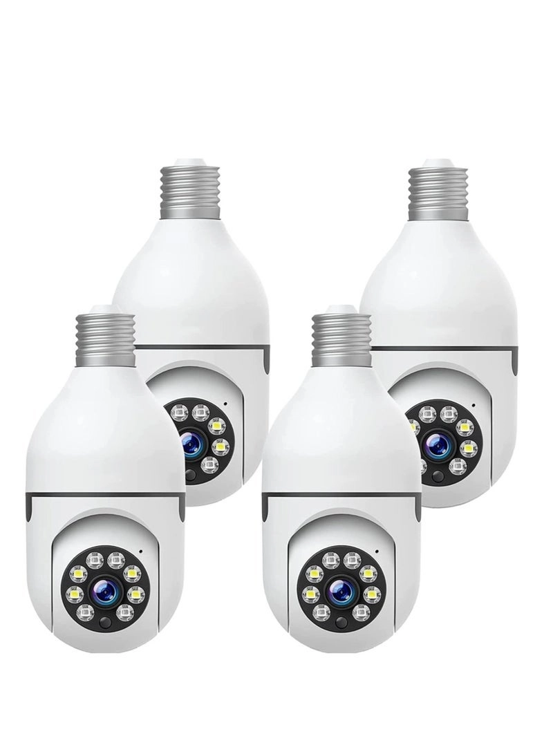 Gulf Trend WiFi Light Bulb Camera 1080P Pack