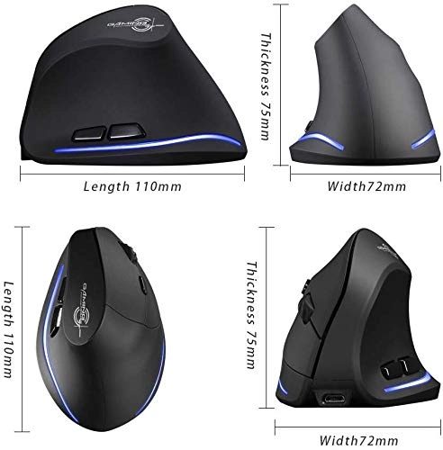F35 Vertical Ergonomic Mouse - Wireless