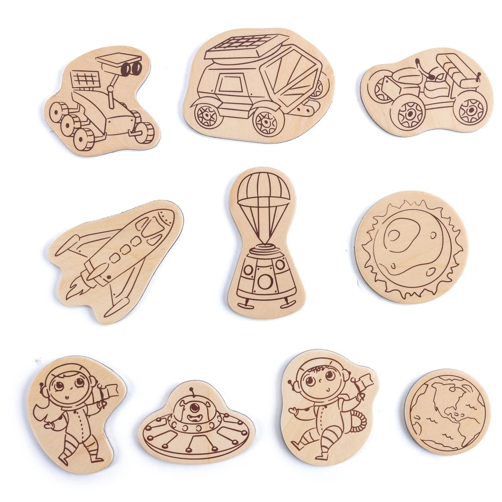 DIY Mars Space Life Art And Craft Set - 3+ years 10 pcs