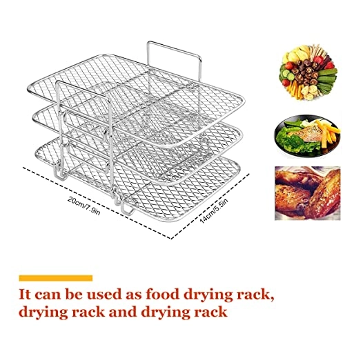 Air Fryer Rack - 304 Food Grade Stainless Steel 3 piece(s)