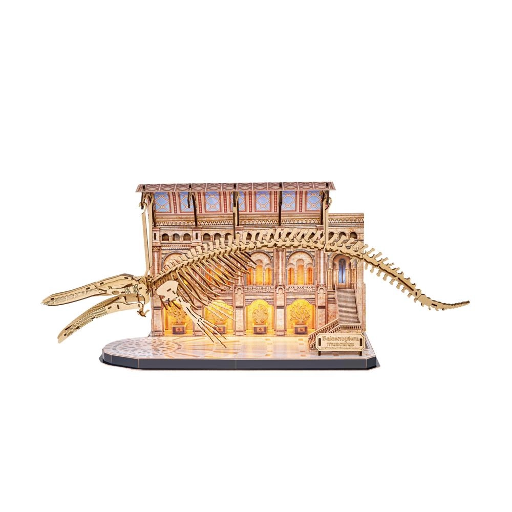 Blue Whale 3D Puzzle (527-L545H) - 222 pcs, LED