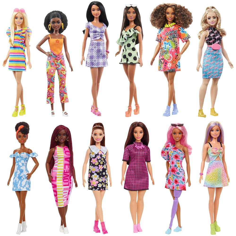 Barbie Fashionistas - Polka Dots Lime Green