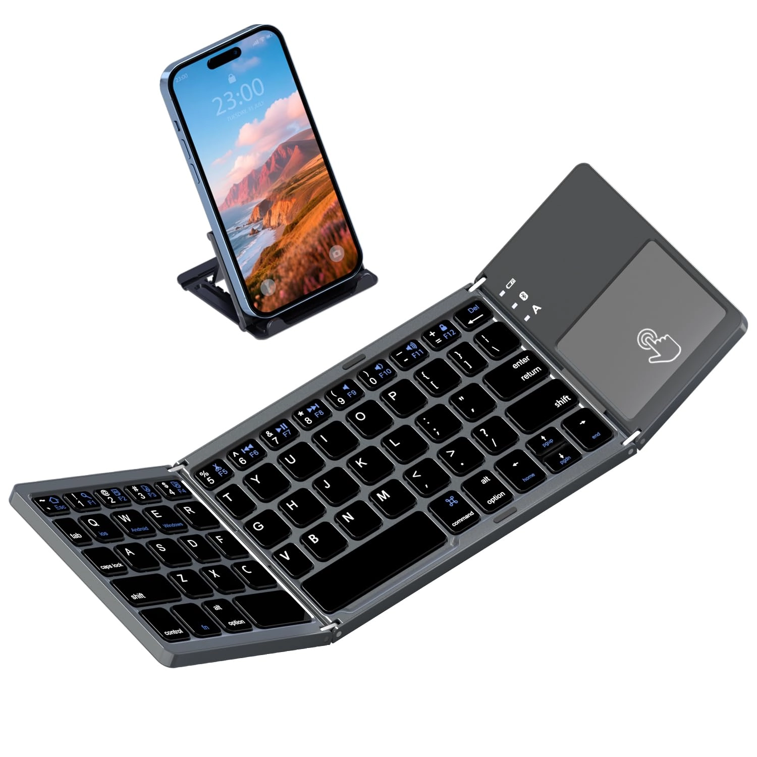 ROCK&ROWN Foldable Bluetooth Keyboard - Bluetooth