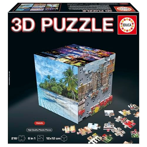 Educa Travel 6-in-1 3D Puzzle (RTT-20124) - 216 pcs