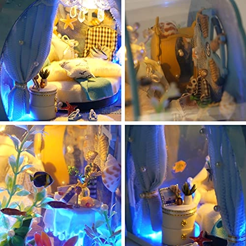 Miniature Dollhouse Kit - Sweet Home of Mermaid Princess 1:24 Scale