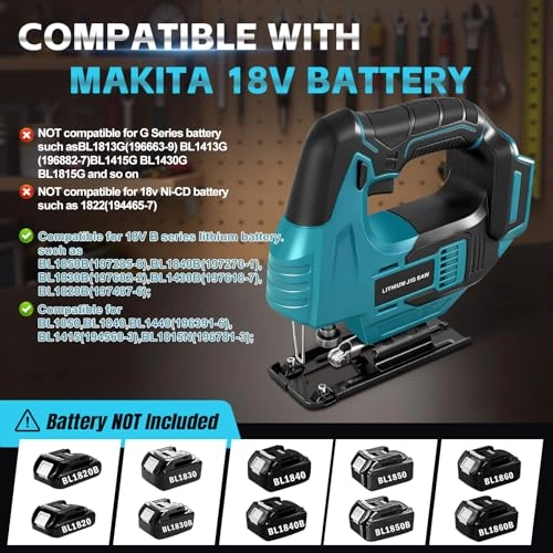 Battery Powered Jig Saw - 850W