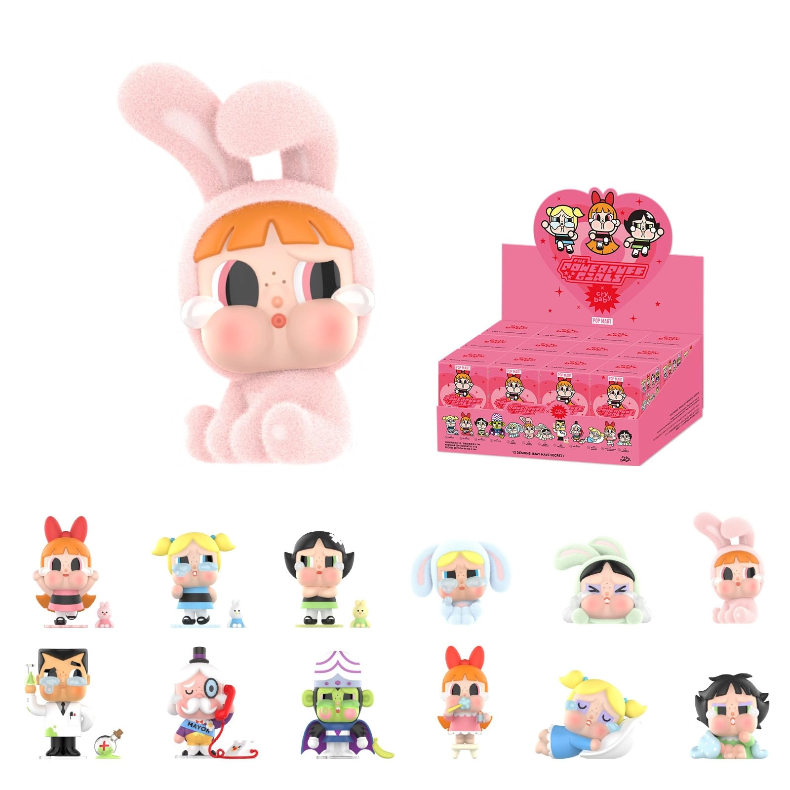 POP MART CRYBABY X POWERPUFF GIRLS SERIES - Blossom Tv Show 13 piece(s)