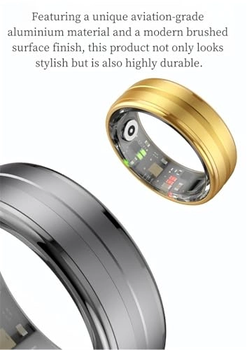 Smart Health Ring - 10 Silver Waterproof
