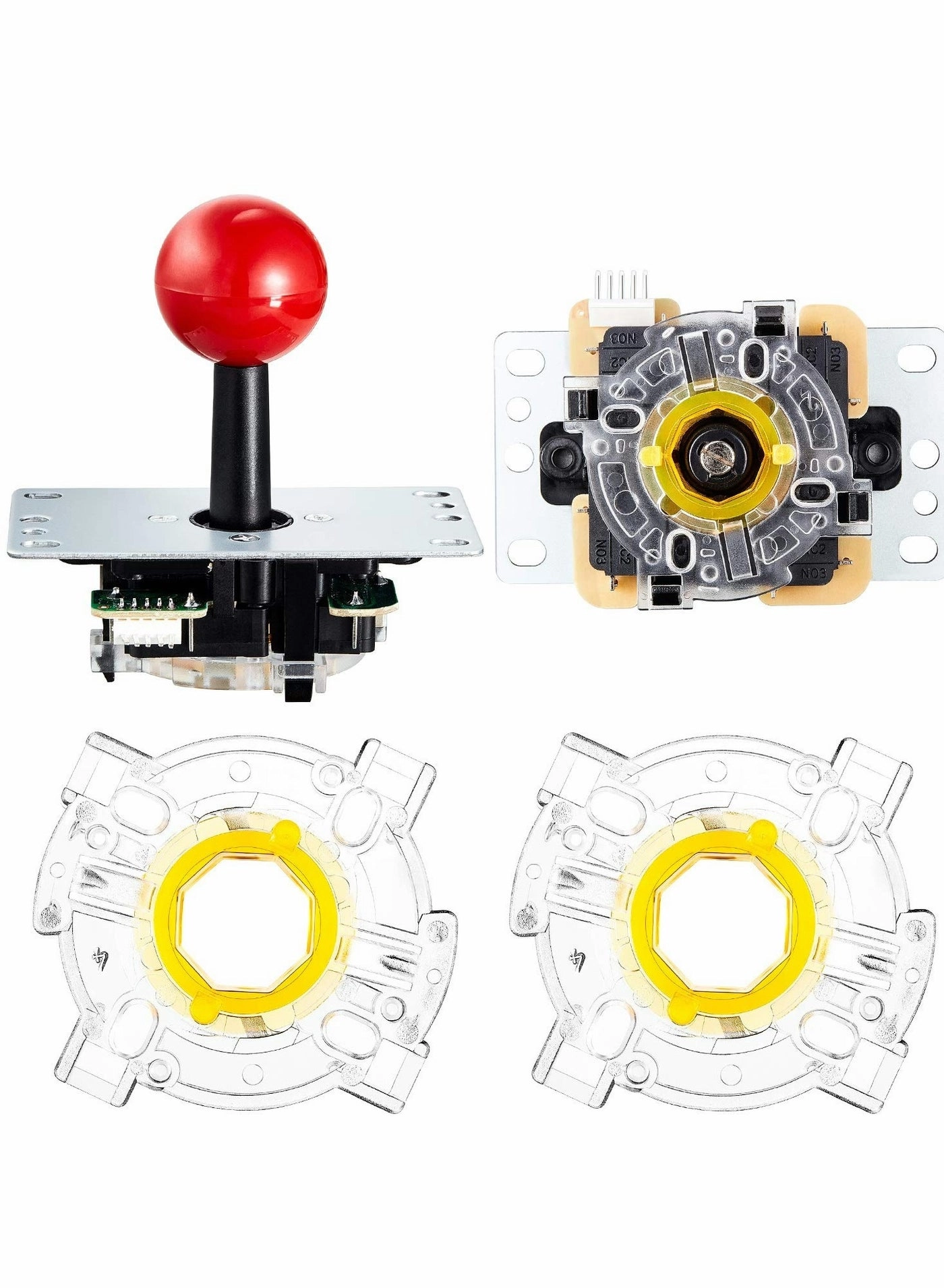 GT-Y Octagonal Restrictor Plate - for JLF Joysticks 4 pcs