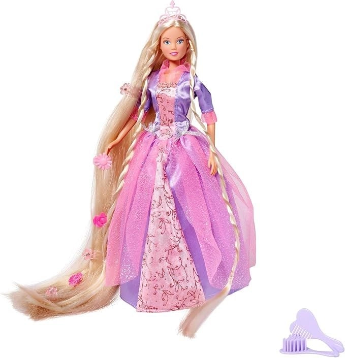 Simba Rapunzel Fashion Doll - ultra long hair pink dresses Ages 3+