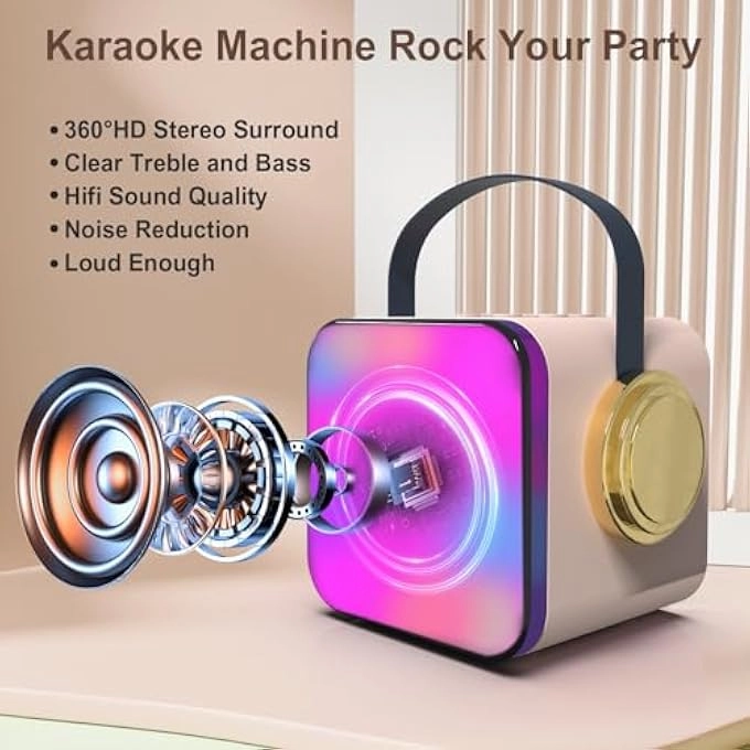 Karaoke Machine Musical Toy - 4 years to 12 years
