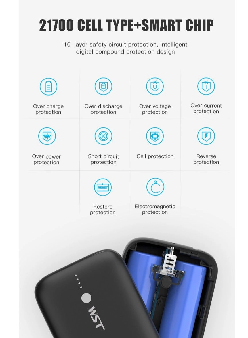 Power Bank - 9600 mAh 22.5 W