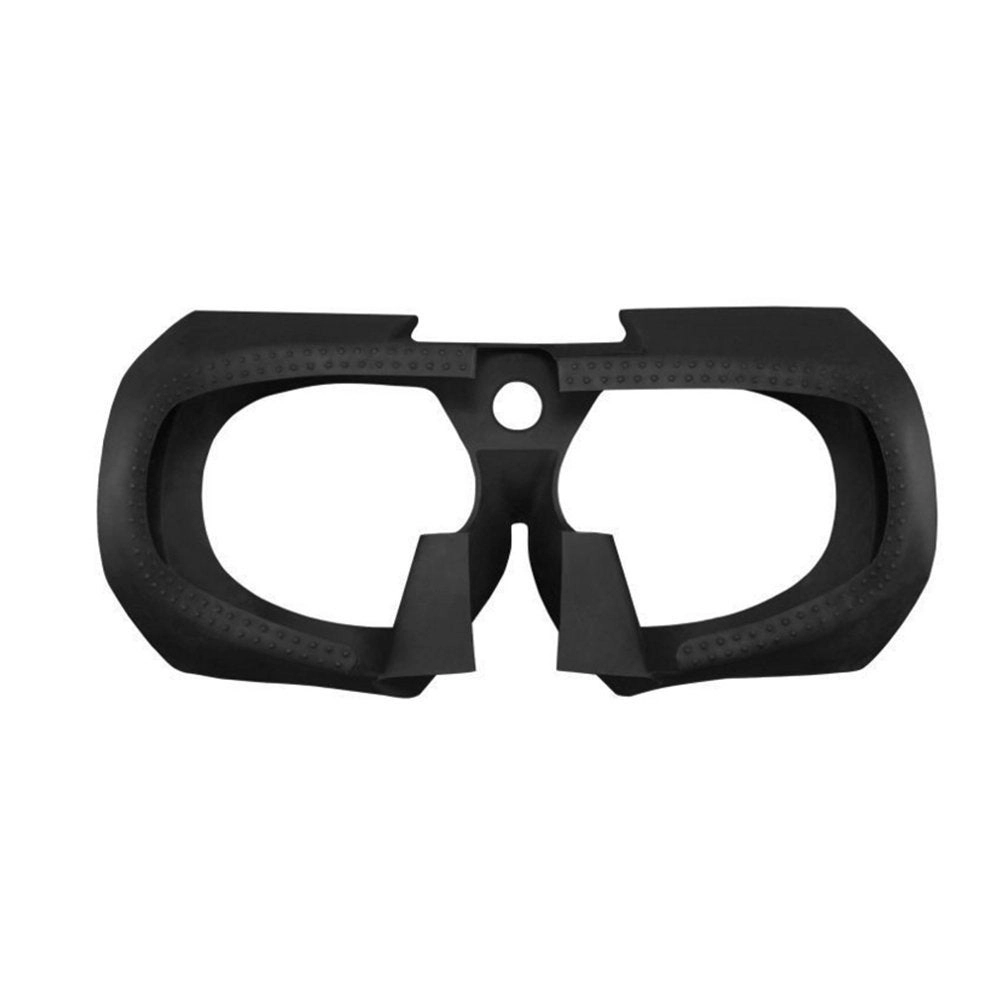 Soft VR Headset Silicone Rubber Cover - Anti-Slip 3D Eye Shield for PS4 VR