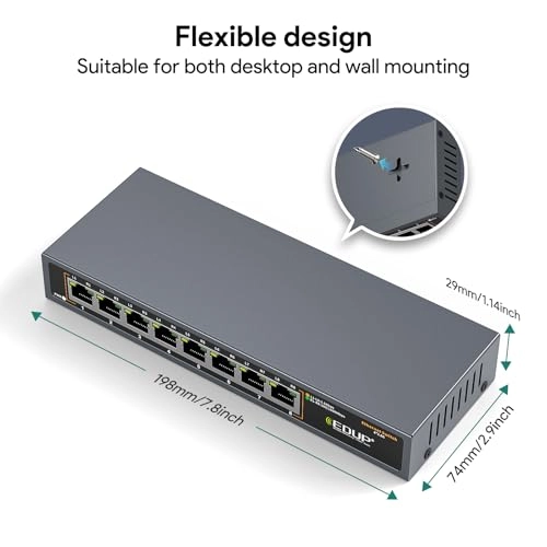 8-Port 2.5G Ethernet Switch 8-ports