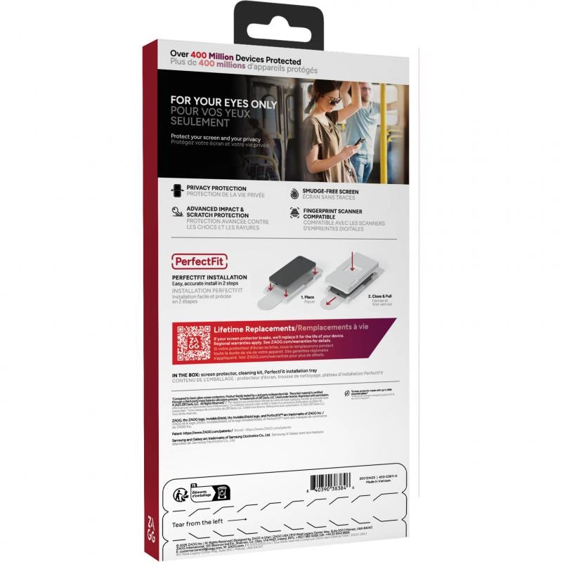 Privacy Glass Screen Protector for Samsung Galaxy S26