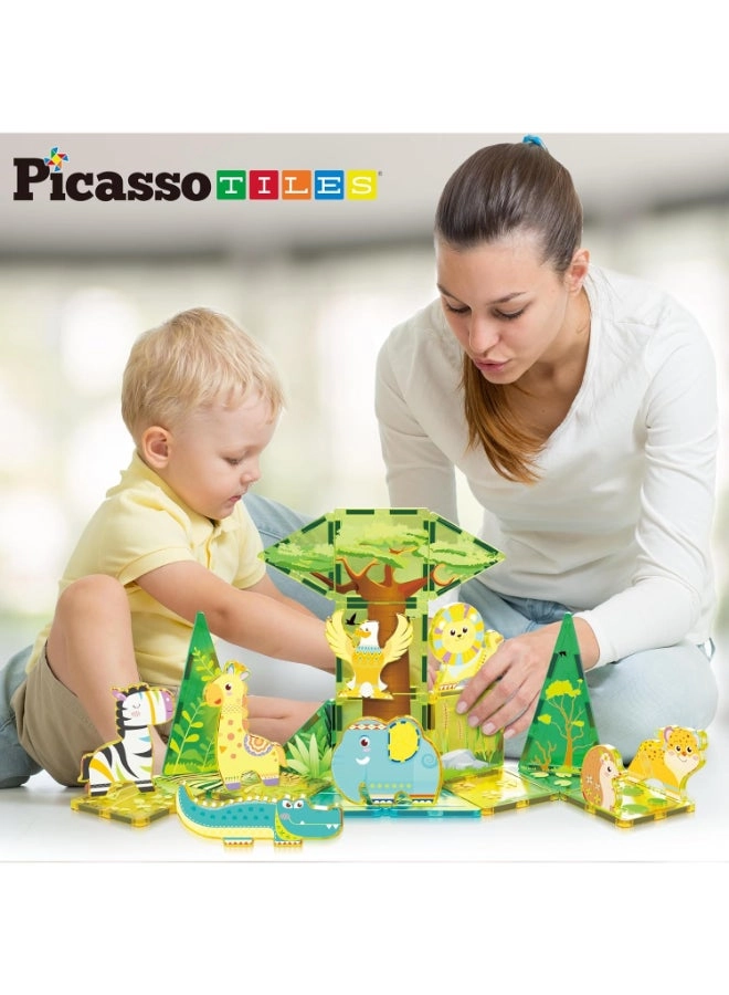 Magnetic Tiles Safari Set - 26 pcs