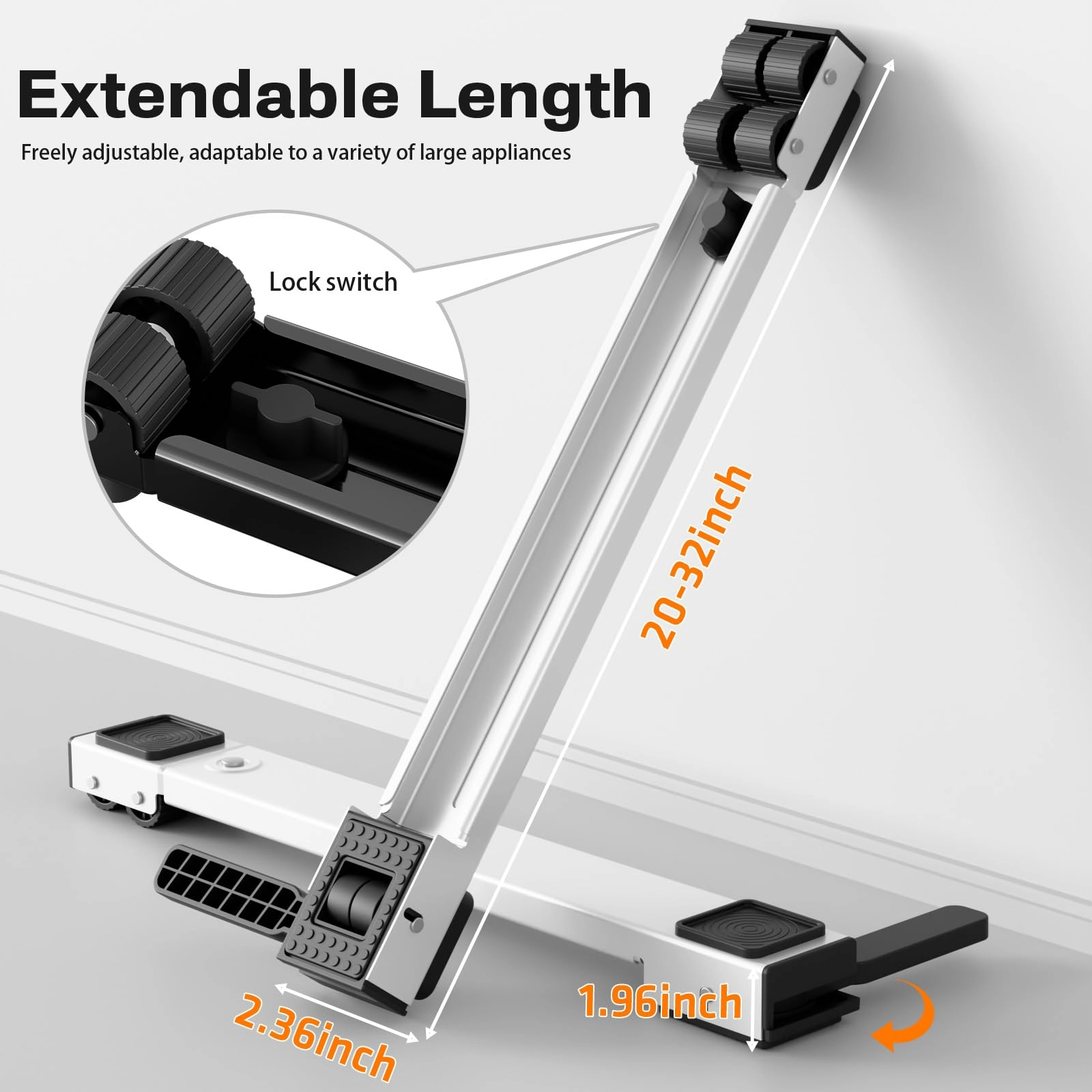 Appliance Rollers - 20''-32'' Adjustable 700 lbs