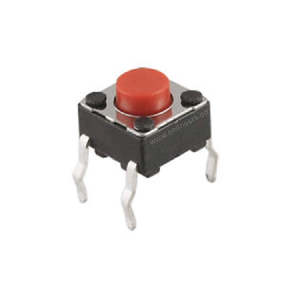 DC 18V Brushless Cooling Fan + 5x6x6 mm Push Switch - 10 pcs