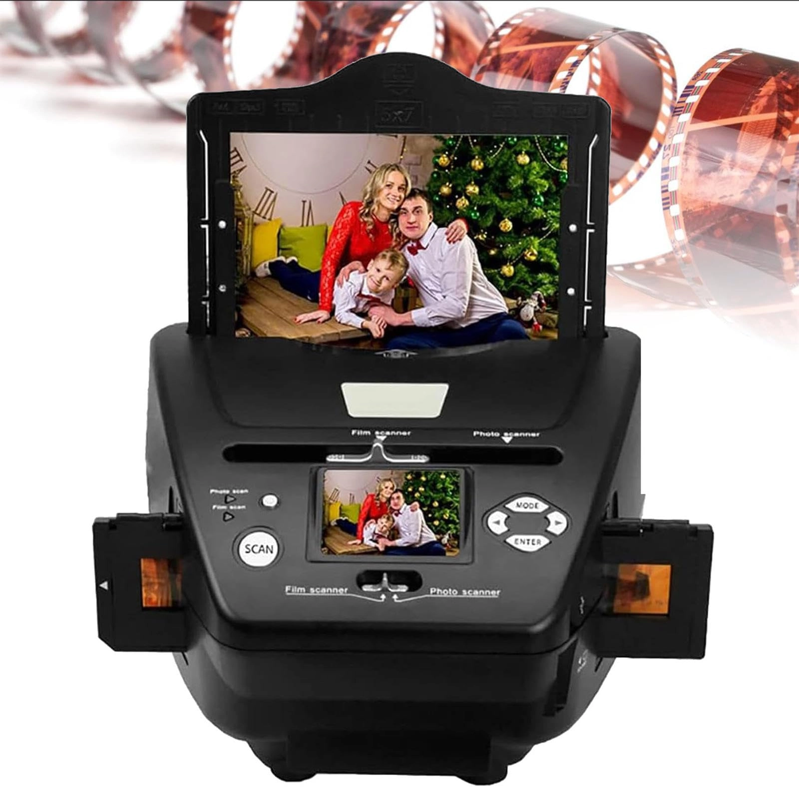 Film Slide Scanner - 22MP 2.4" LCD
