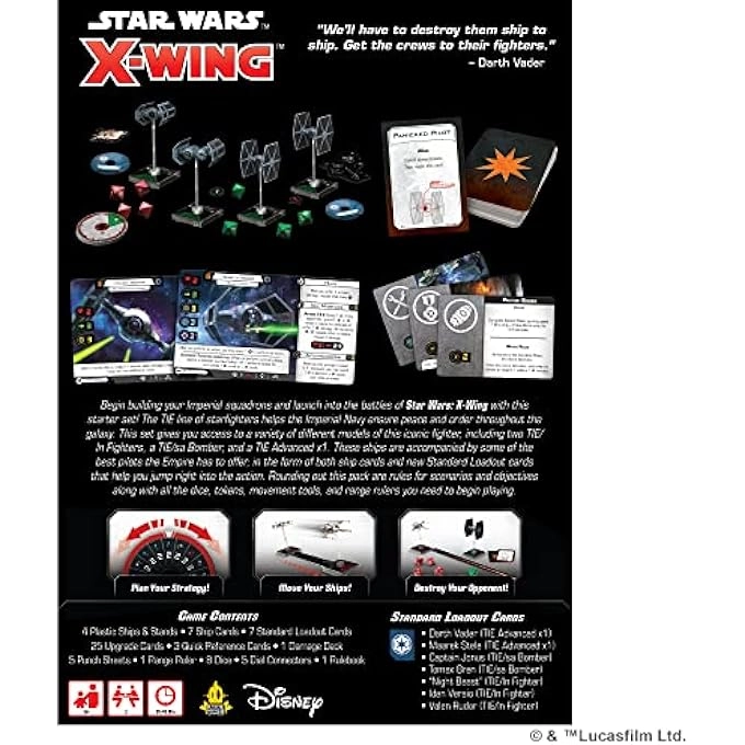Star Wars XWing: Galactic Empire Squadron Starter Pack