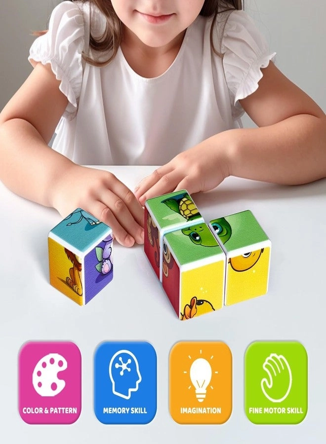 Magnetic Blocks - 22 pcs 8 shapes Colorful