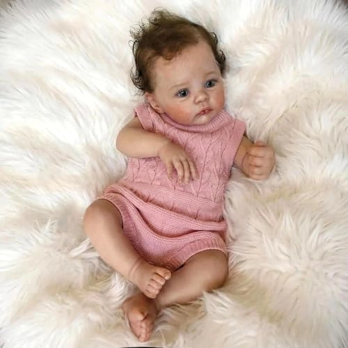 Reborn Baby Doll - 18 inch Silicone Girl Ages 3+