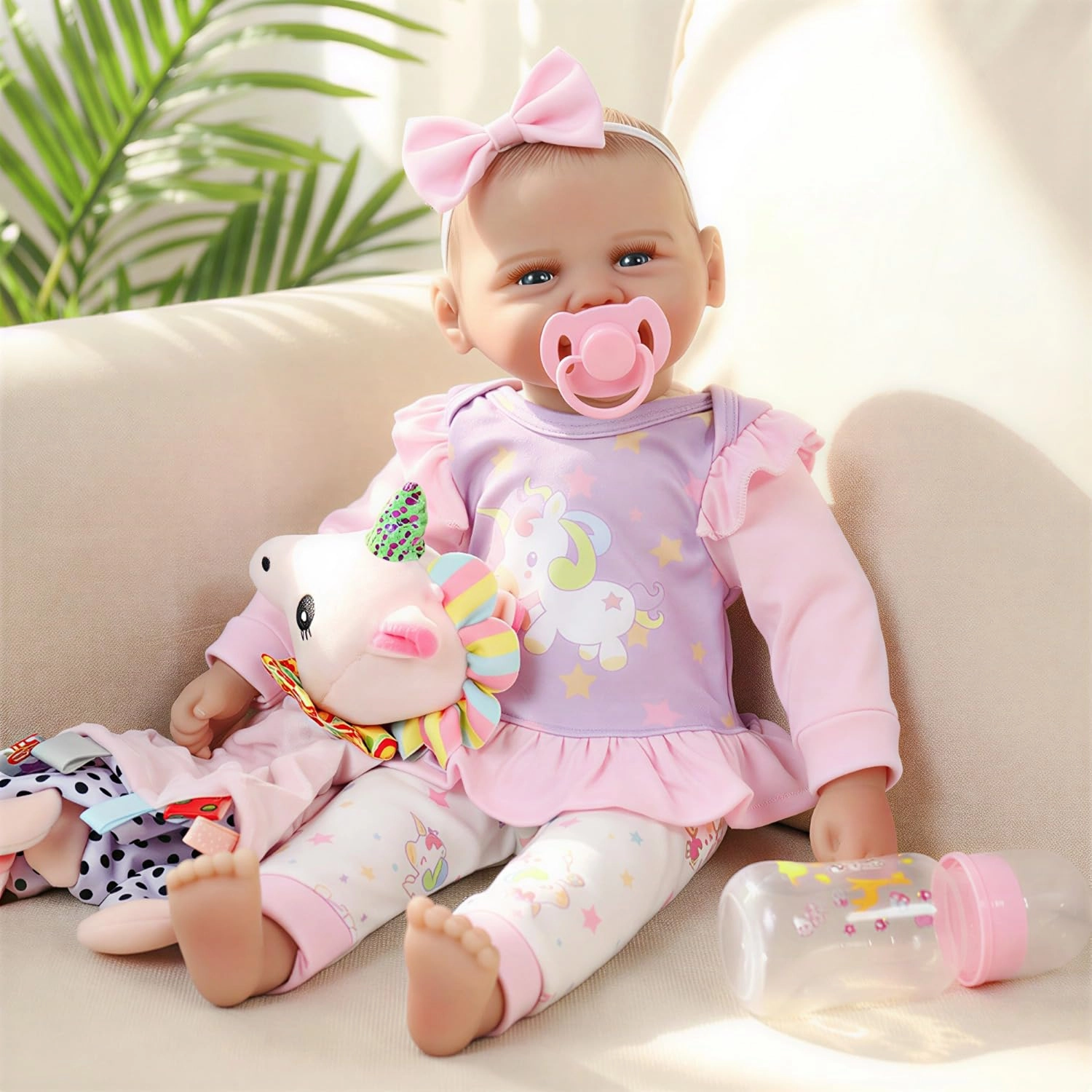 KSBD Reborn Baby Doll - 17 Inches Vinyl Cotton Ages 3+