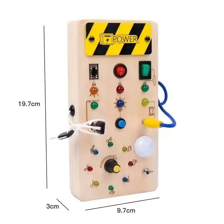 LED Light Switch Sensory Board