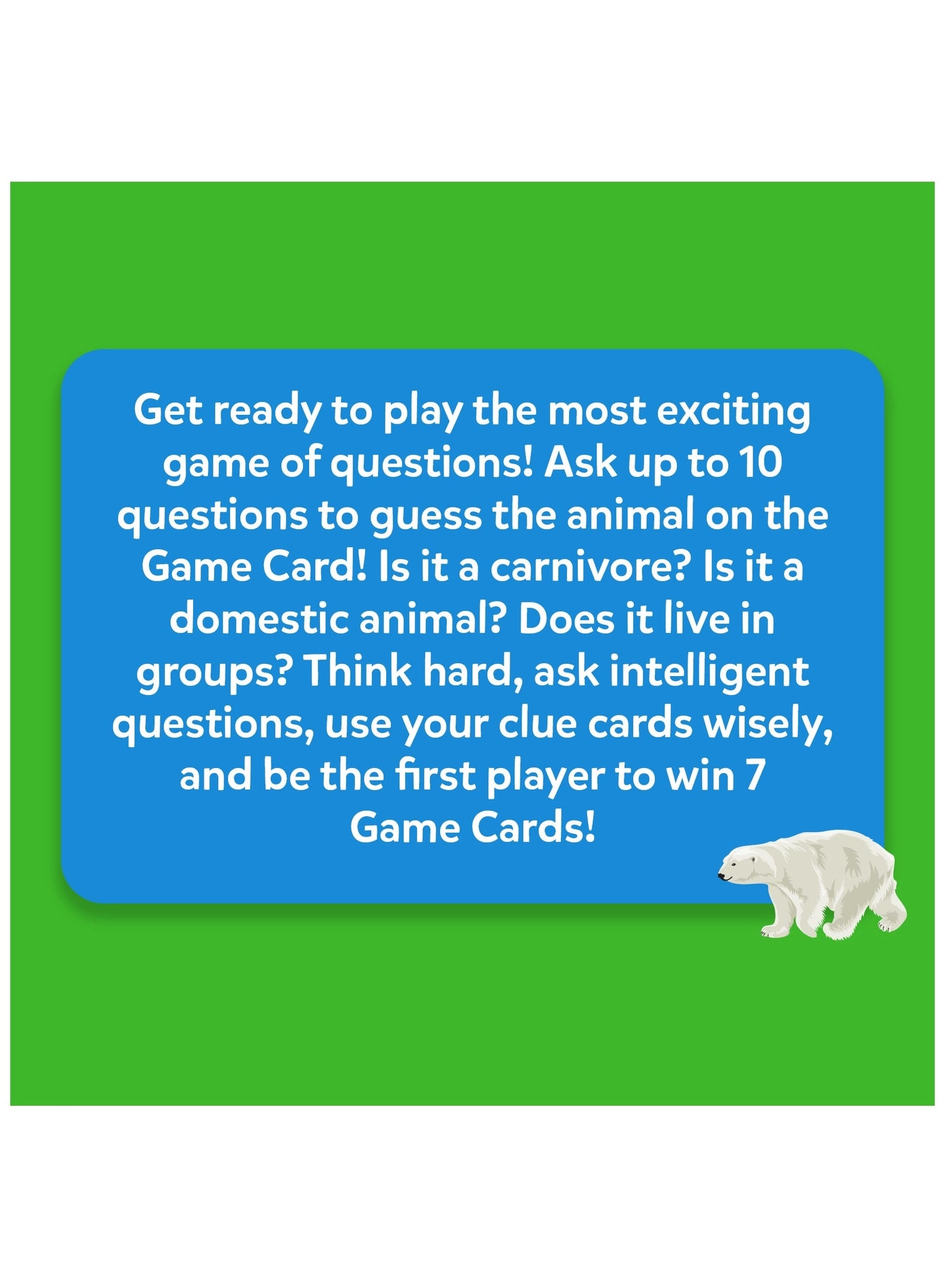 Guess in 10 Picture Clues - Card Game Animals