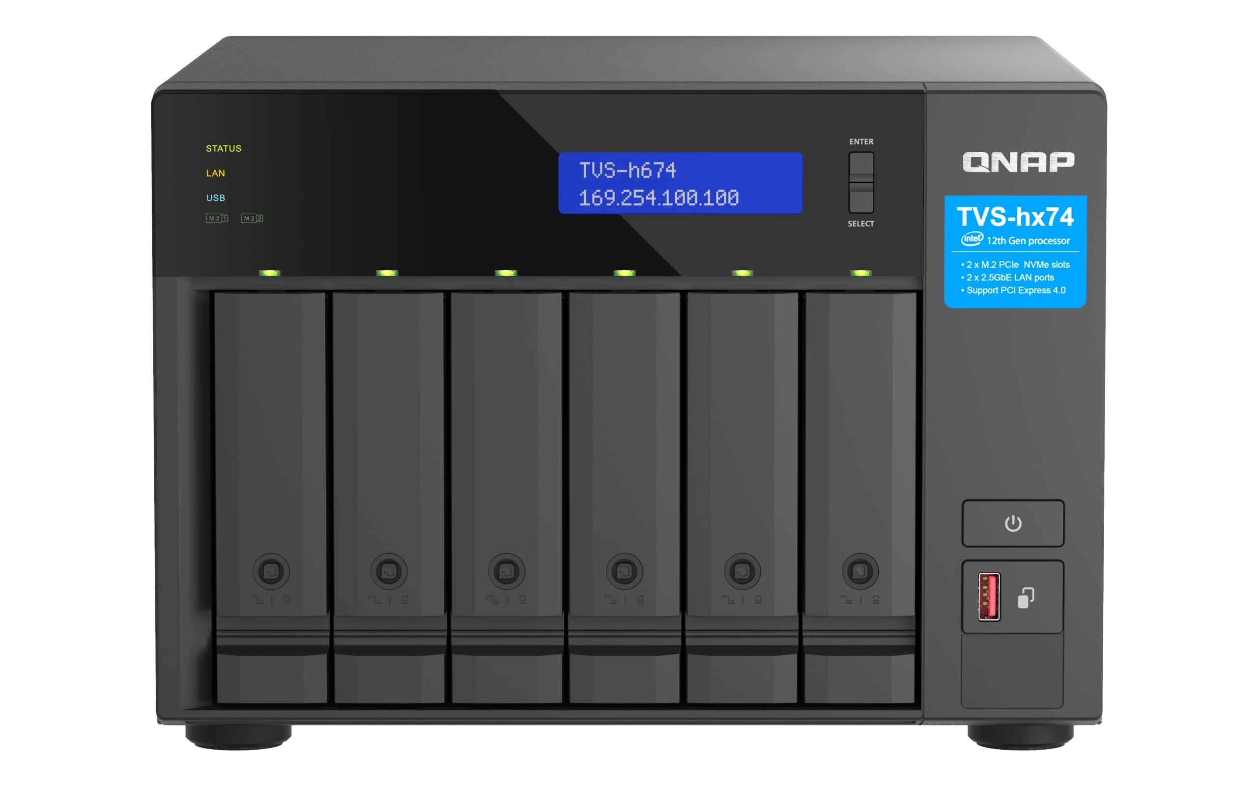 TVS-h674-i3-16G 6-Bay 4TB