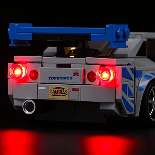 Led Light Kit for LEGO Fast 2 Furious Nissan Skyline GT-R 76917