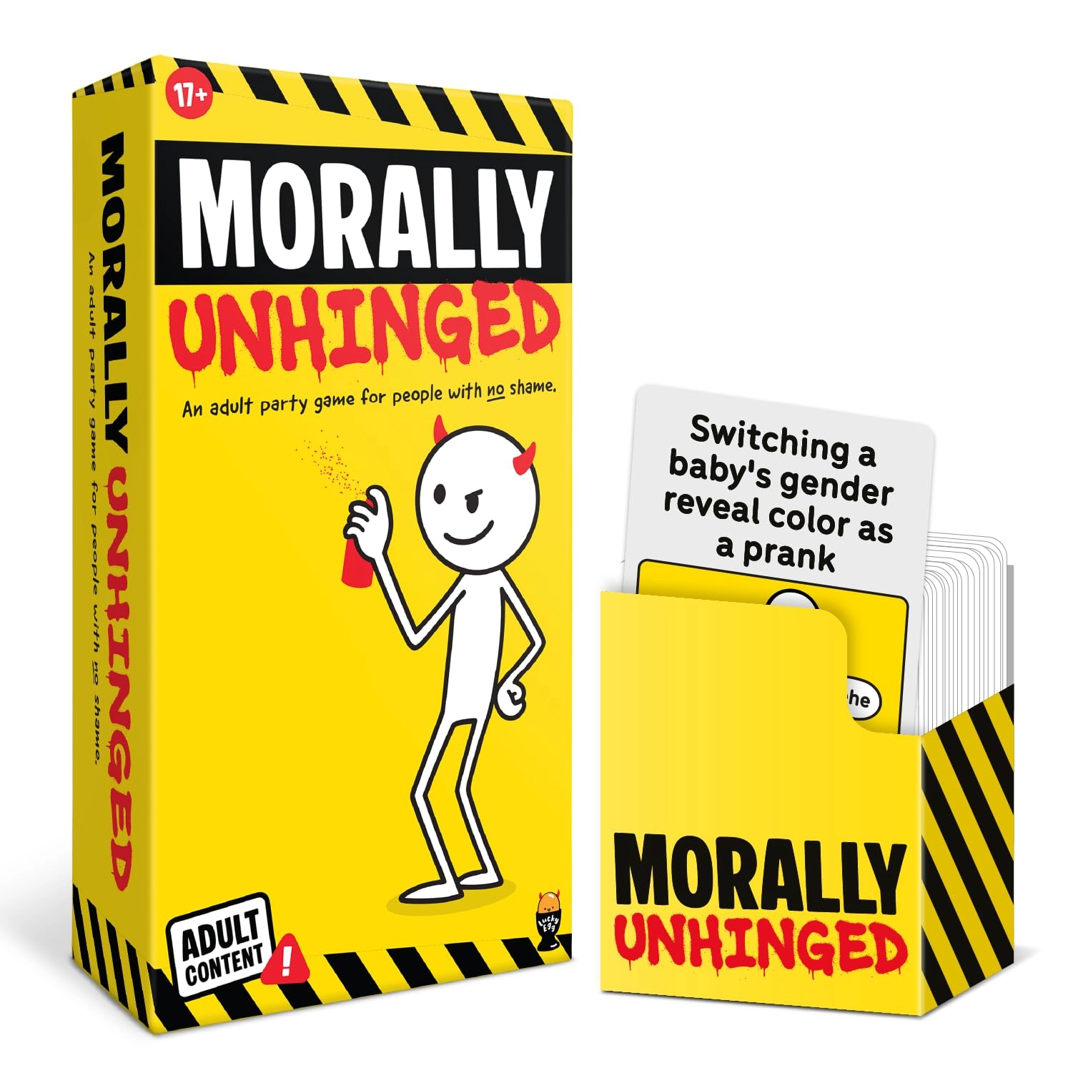 Lucky Egg Morally Unhinged - Party Card Game
