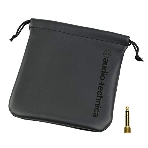 ATH-M50X-006 + Full Size Hard Body Headphone Case + Coiled Cable Wired Headphone