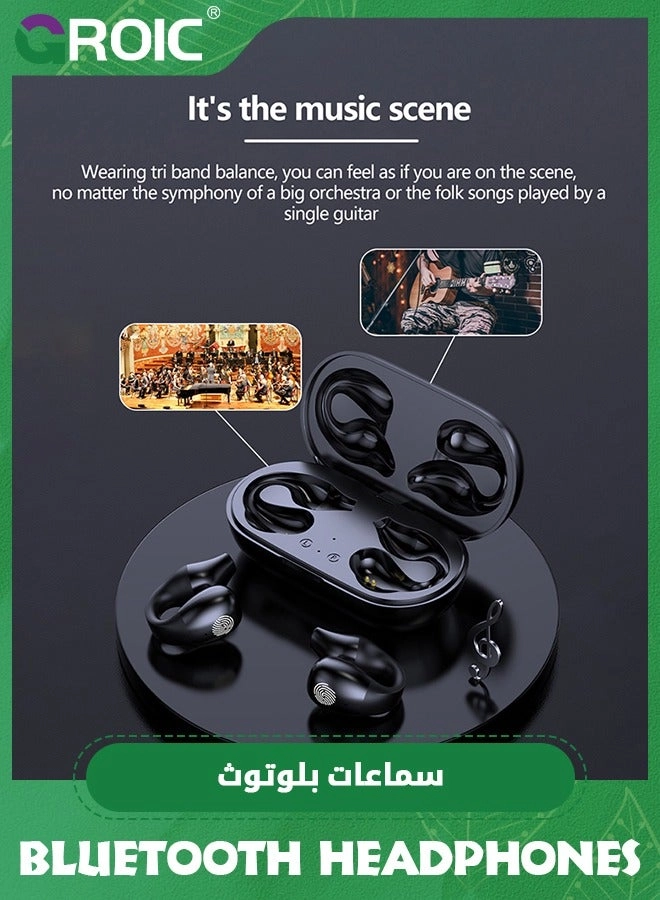 Clip-on Wireless Earbuds