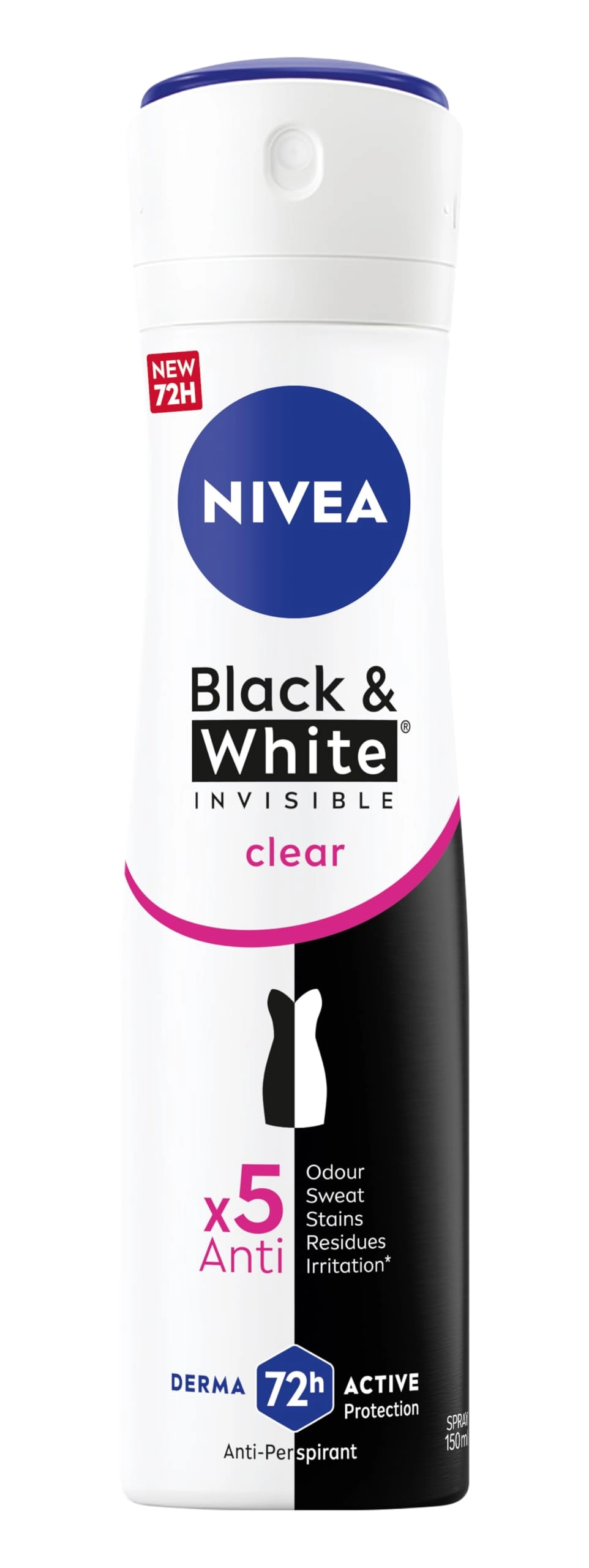 Invisible Black & White Clean - 150 gram