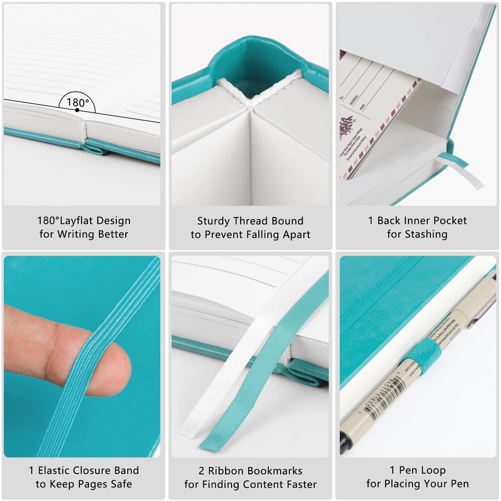 Notebook A5 Hardcover - Lined 160 Sheets