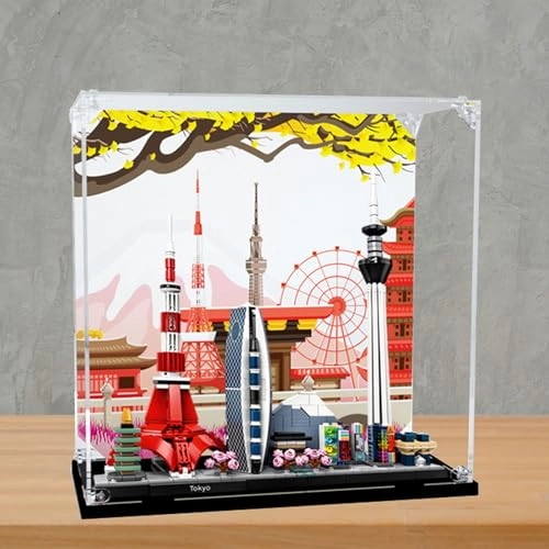 Acrylic Display Case - Dust-Proof Clear for 21051