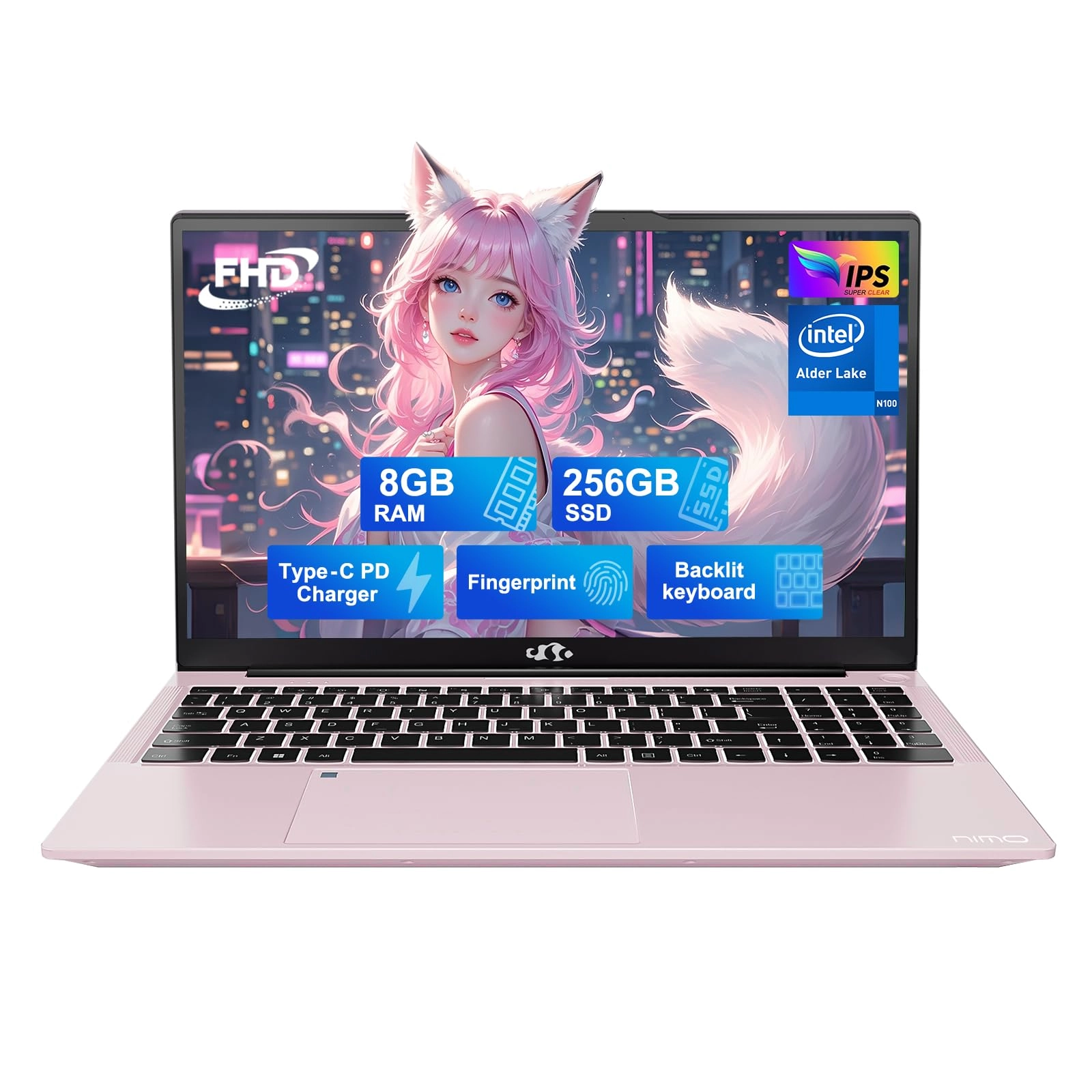 N151 - 15.6'' Pentium N100 8GB DDR4 256GB SSD